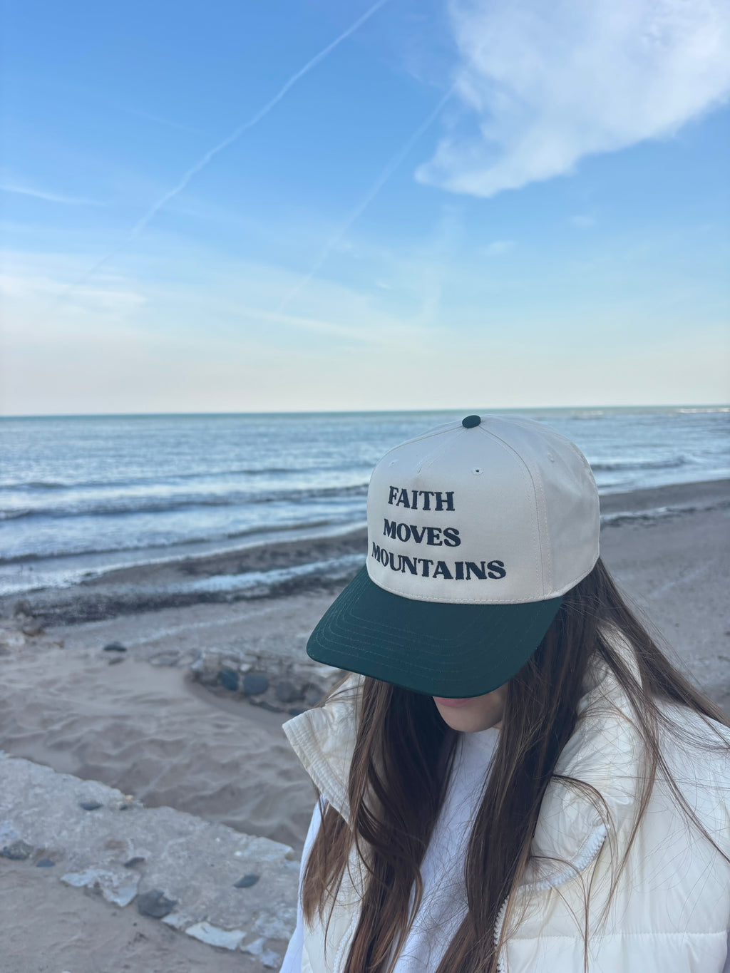 Faith Moves Mountains Hat
