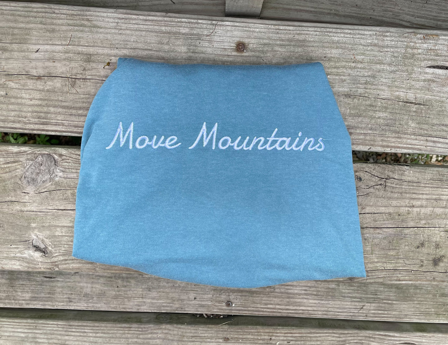 Move Mountains - Ice Blue T-Shirt