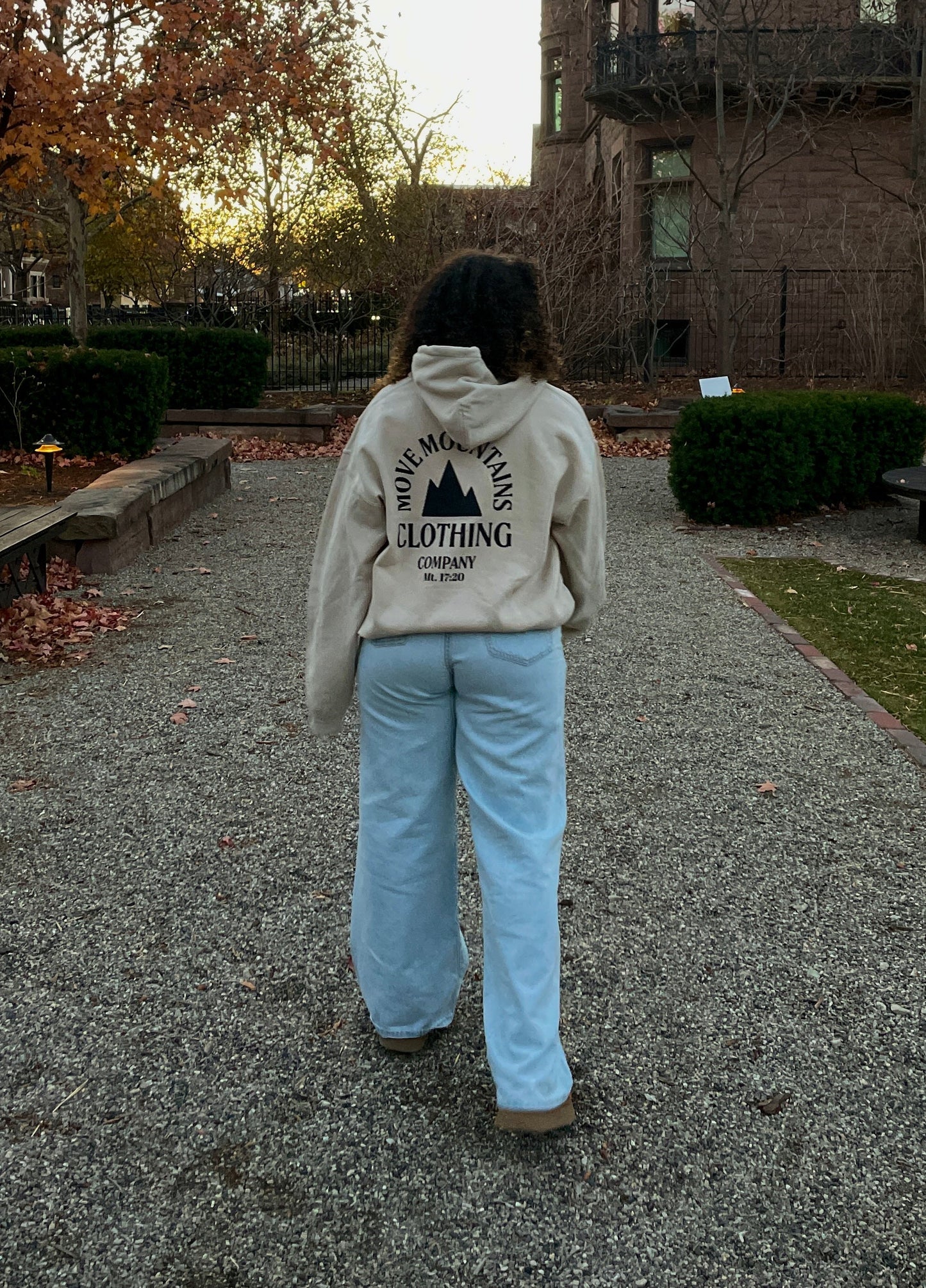 Move Mountains Clothing Co. Hoodie - Sand