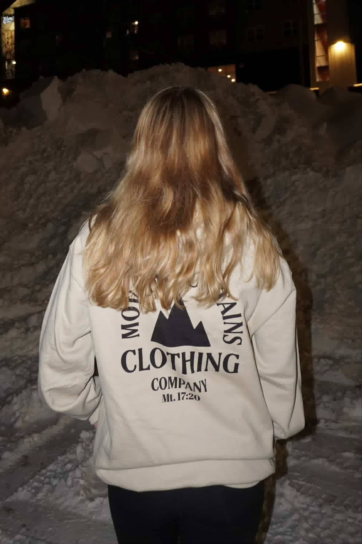 Move Mountains Clothing Co. Hoodie - Sand