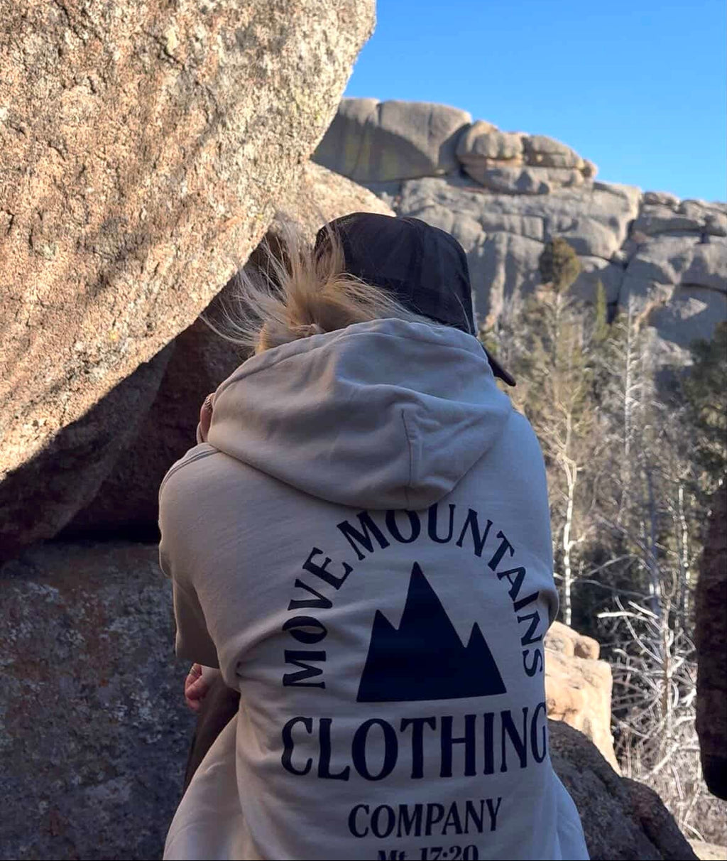 Move Mountains Clothing Co. Hoodie - Sand