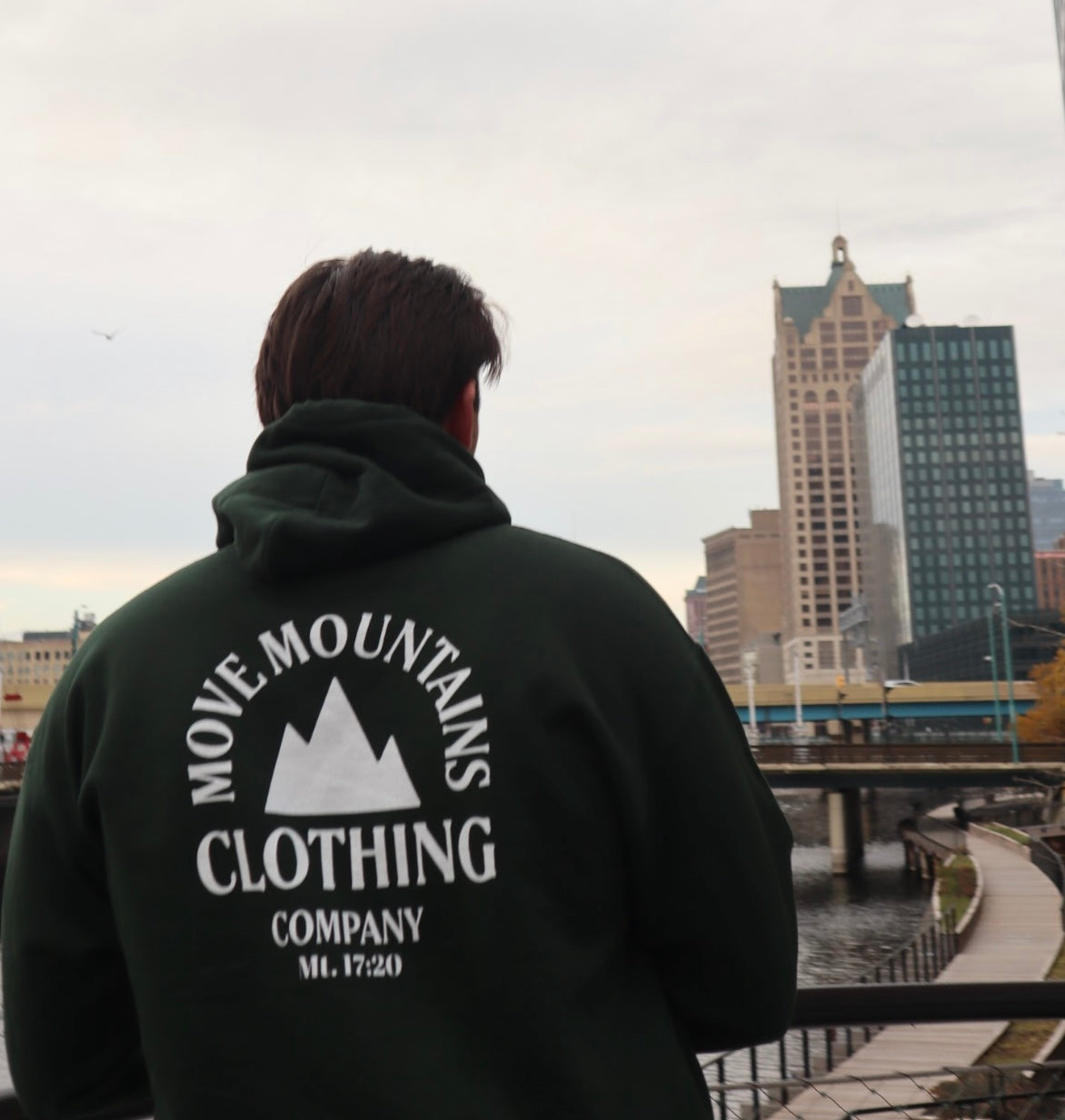 Move Mountains Clothing Co. Hoodie - Forest Green
