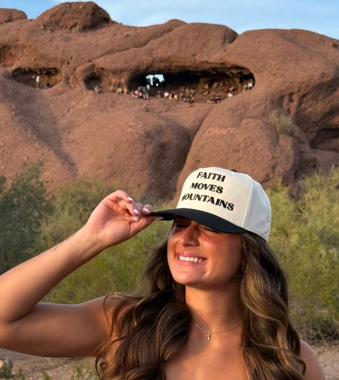 Faith Moves Mountains Hat