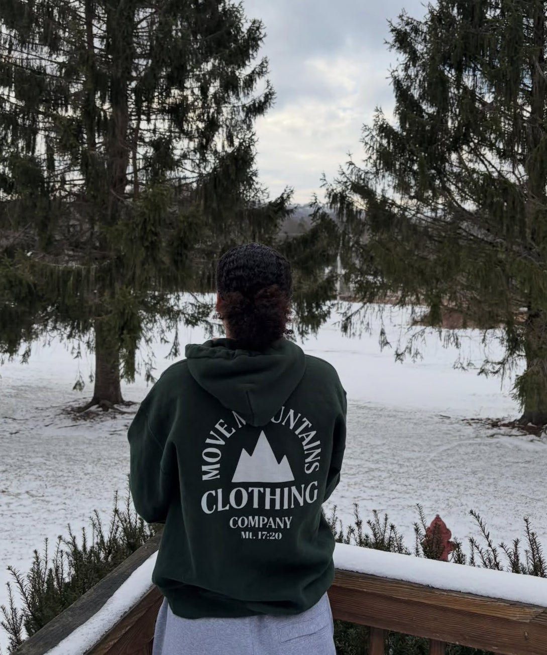 Move Mountains Clothing Co. Hoodie - Forest Green