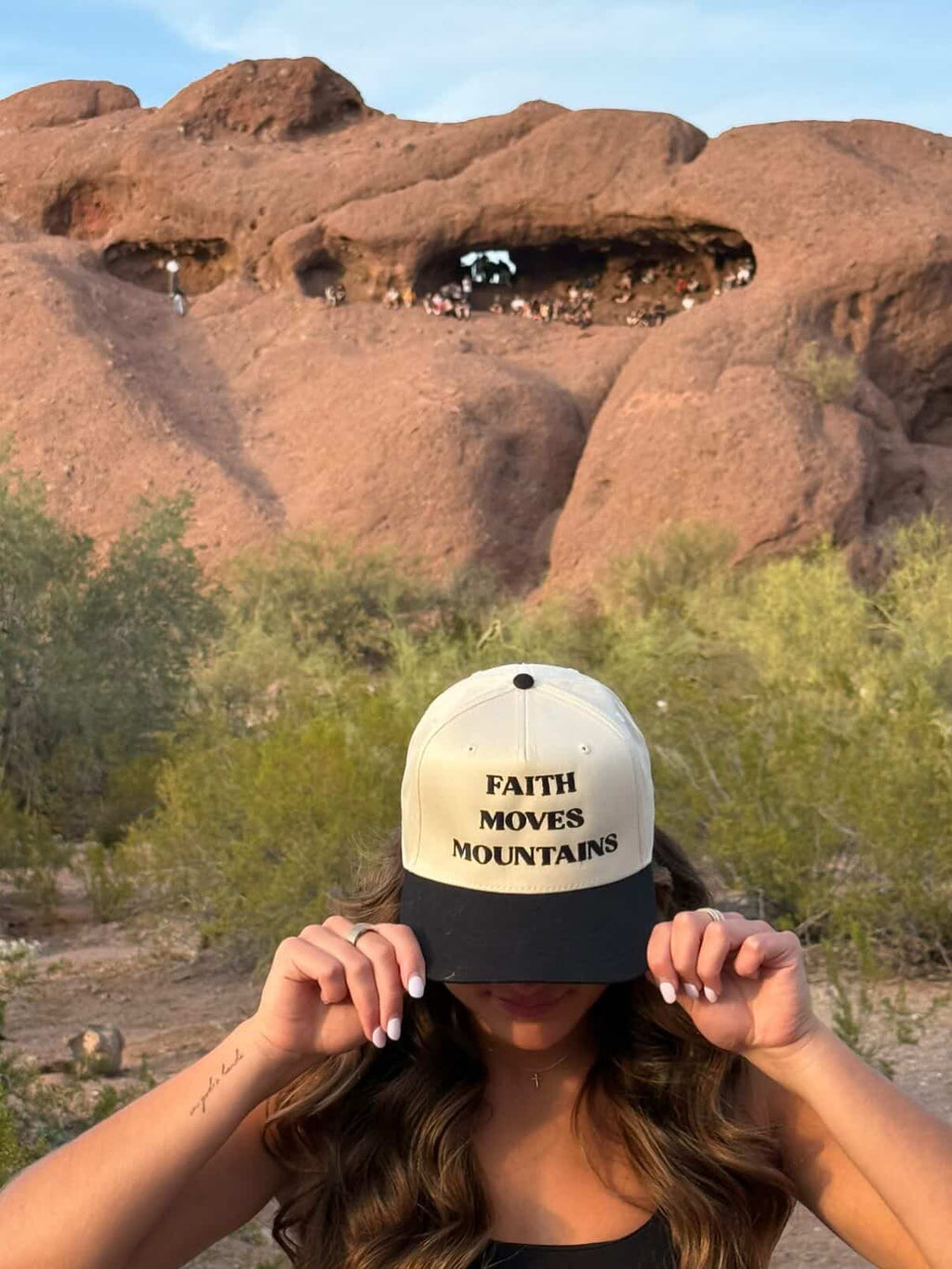 Faith Moves Mountains Hat