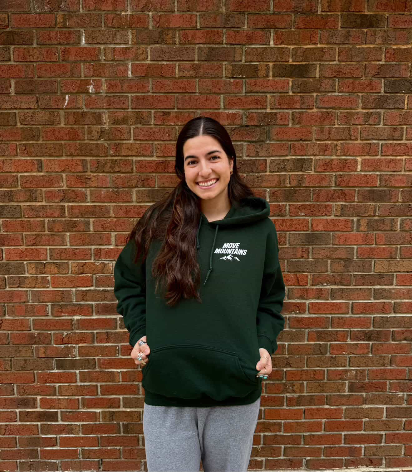 Move Mountains Clothing Co. Hoodie - Forest Green