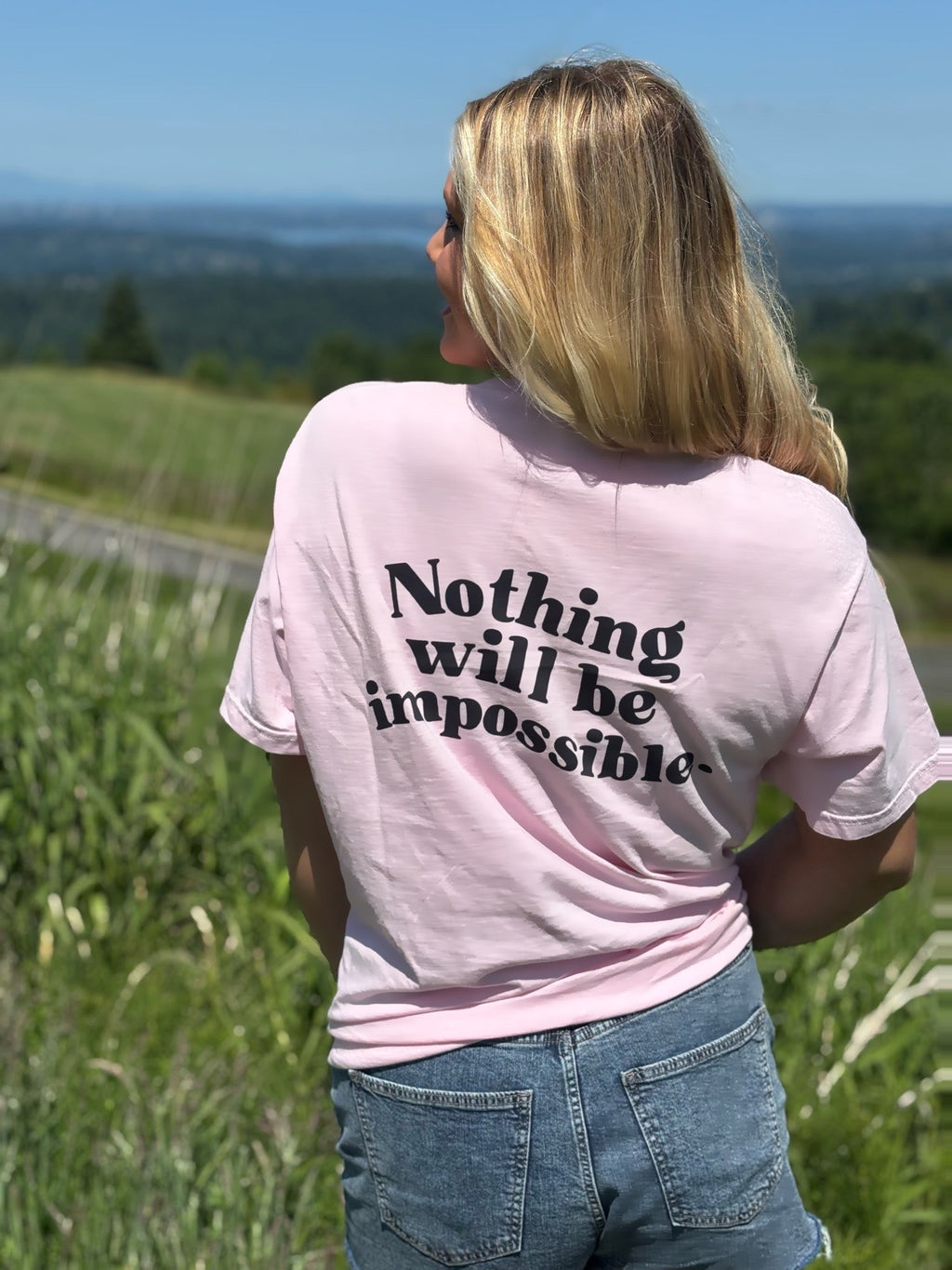 "Nothing Will Be Impossible" T-Shirt (4 Colors)